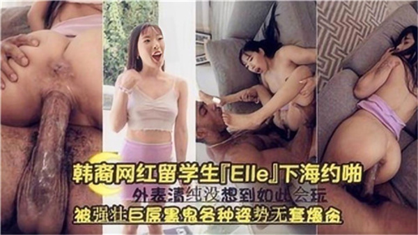 韩裔网红留学生下海约啪被强壮巨屌黑鬼各种姿势无套爆操